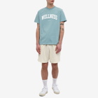 Sporty & Rich Men's Wellness Ivy T-Shirt in Soft Blue/White