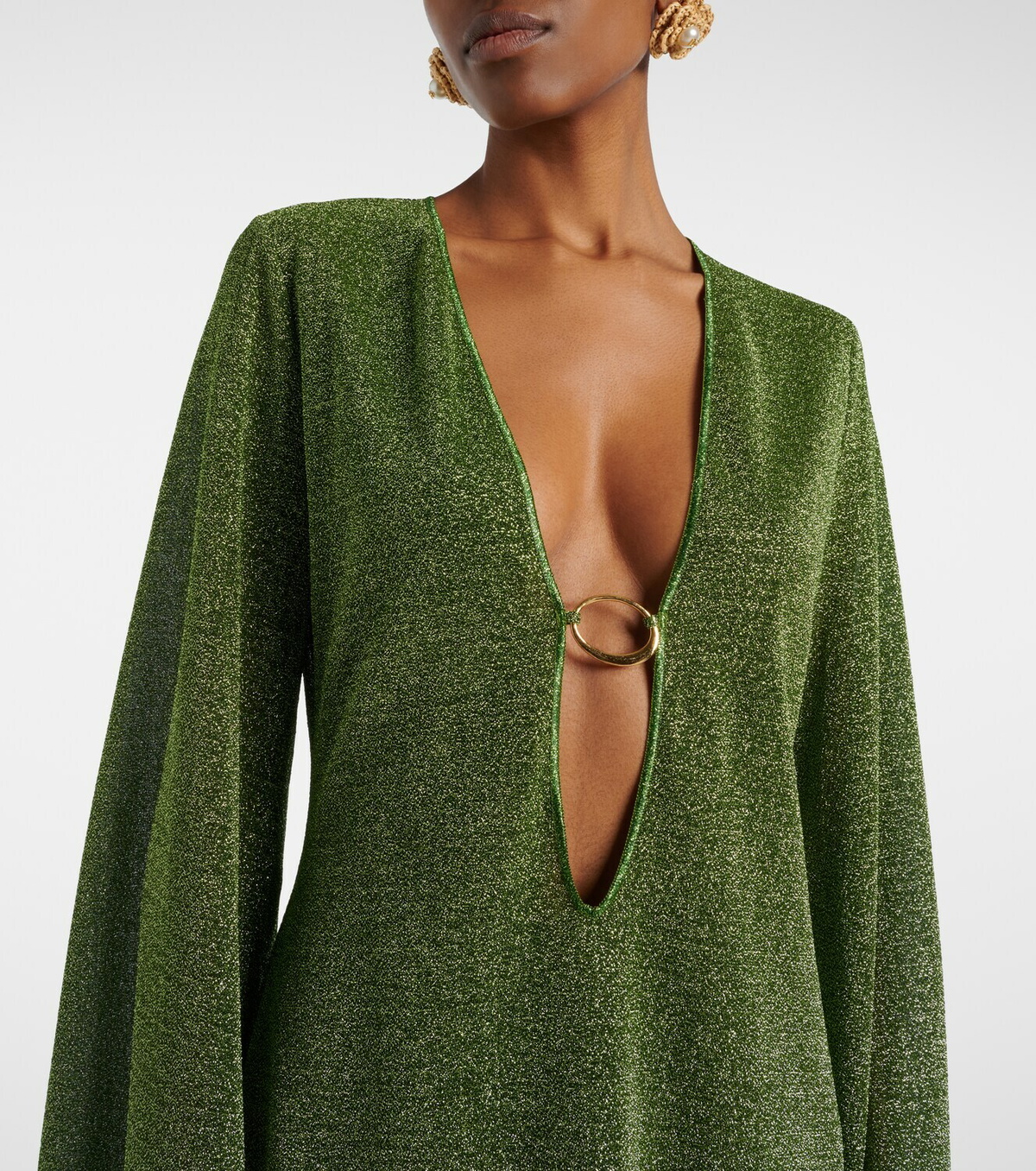 Oséree Lamé beach dress