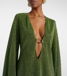 Oséree Lamé beach dress