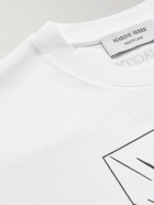Marine Serre - Printed Cotton-Jersey T-Shirt - White