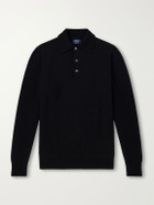 William Lockie - Wool Polo Sweater - Black