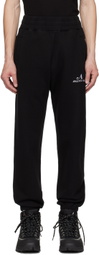 Awake NY Black Embroidered Sweatpants