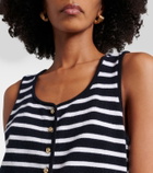 Jardin des Orangers Striped cashmere sweater vest
