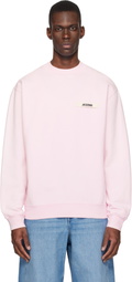JACQUEMUS Pink 'The Gros Grain' Sweatshirt