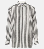 Ralph Lauren Collection Capri striped linen shirt