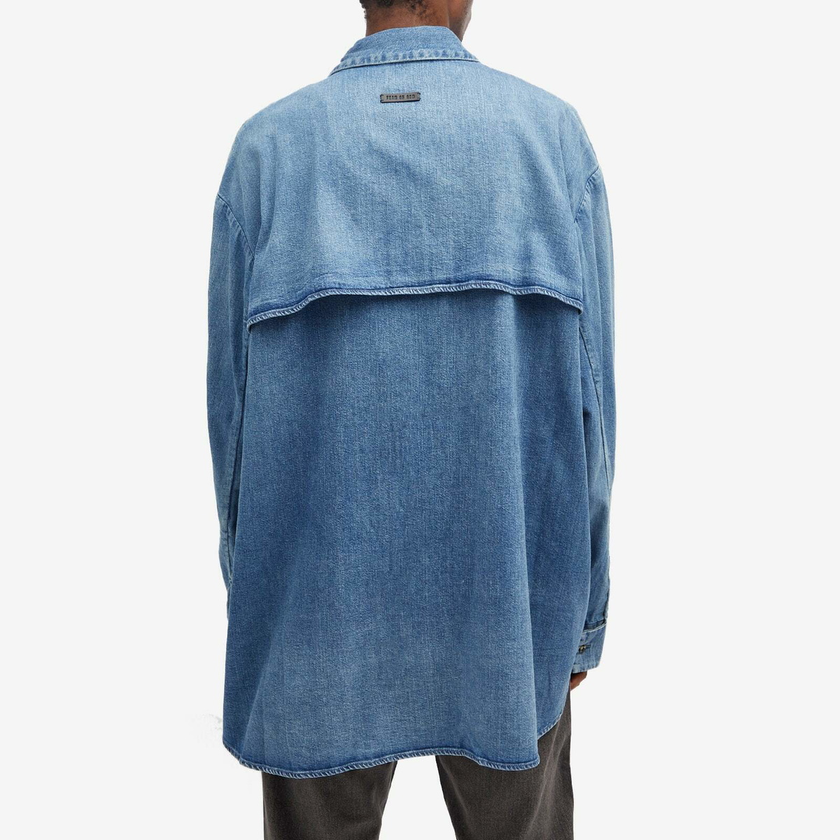 FEAR OF GOD - 【Mサイズ】Essentials Denim Shirt Dark Indigo $_12.JPG?set_id=880000500F