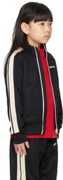 Palm Angels Kids Black Logo Track Jacket
