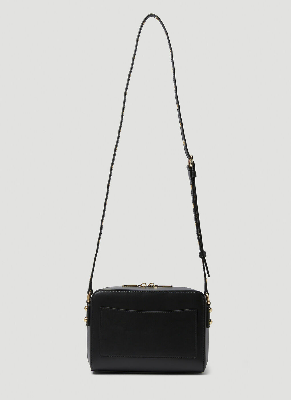 Logo Plaque Shoulder Bag in Black Dolce & Gabbana