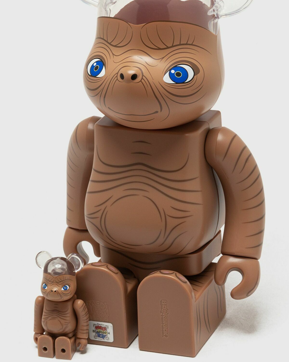 MEDICOM BEARBRICK 100% 400% E.T. Brown Mens Collectibles & Toy