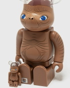 MEDICOM BEARBRICK 100% 400% E.T. Brown Mens Collectibles & Toy