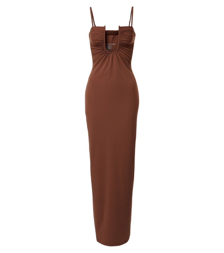 Photo: Christopher Esber Arced ruched maxi dress