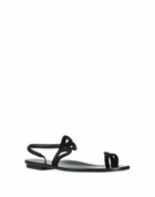 Giorgio Armani Womens Thong sandal in Black
