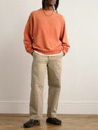 Remi Relief - Straight-Leg Cotton-Twill Trousers - Neutrals