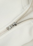 Agolde Bethan Cotton Half-zip Sweatshirt Grey