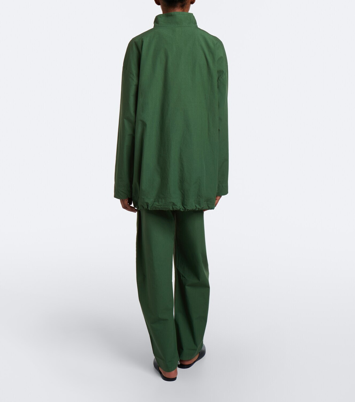 Leset Kyoto cotton wide-leg pants
