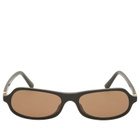 Miu Miu Eyewear B10SU Sunglasses in Black/Brown 