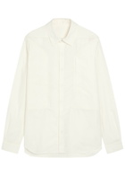 Rick Owens Fogpocket Cotton-poplin Shirt White