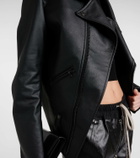 Junya Watanabe Faux leather biker jacket
