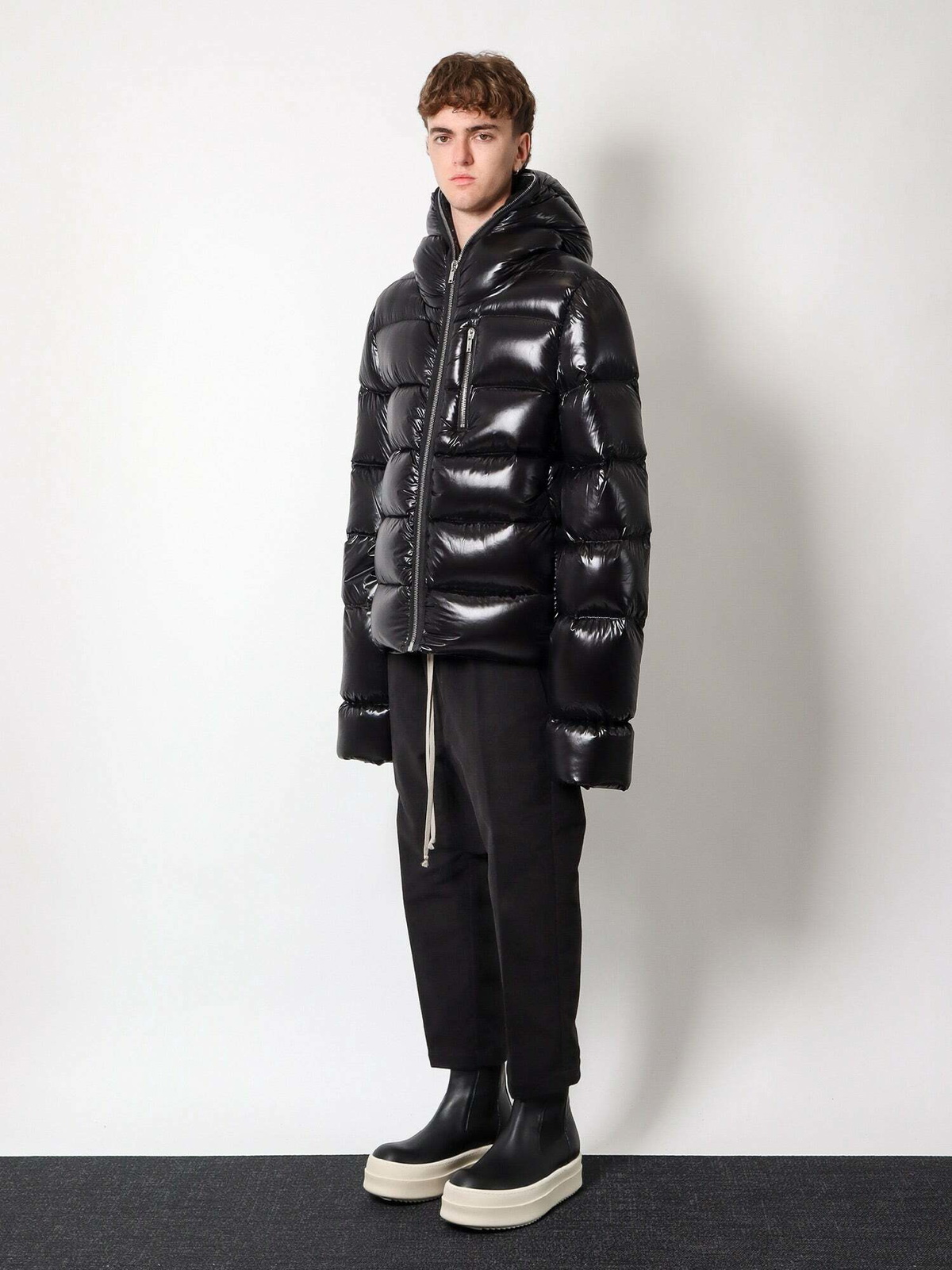 Rick Owens Mega Bumper Black Mens Boot Rick Owens