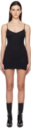 Cou Cou Black 'The Cami Slip' Minidress