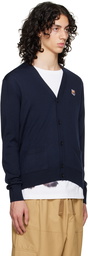 Maison Kitsuné Navy Fox Head Cardigan