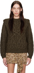 Isabel Marant Khaki Basiliane Sweater