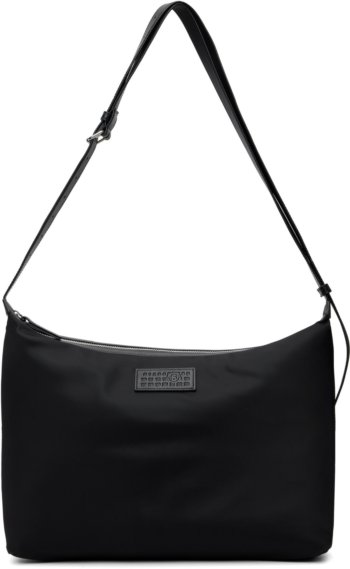 MM6 Maison Margiela Black Numeric Crossbody Bag