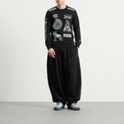Champion Men's x Aries Sponsor Long Sleeve T-Shirt in Black