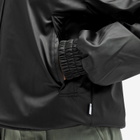 Rains Women's String Rain Jacket in Black Grain