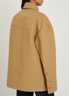 Armarium Tiberio Suede-trimmed Cotton Jacket Camel