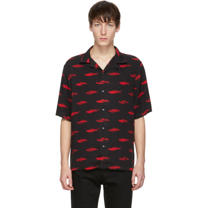 Photo: McQ Alexander McQueen Black and Red Racing Billy 03 Shirt