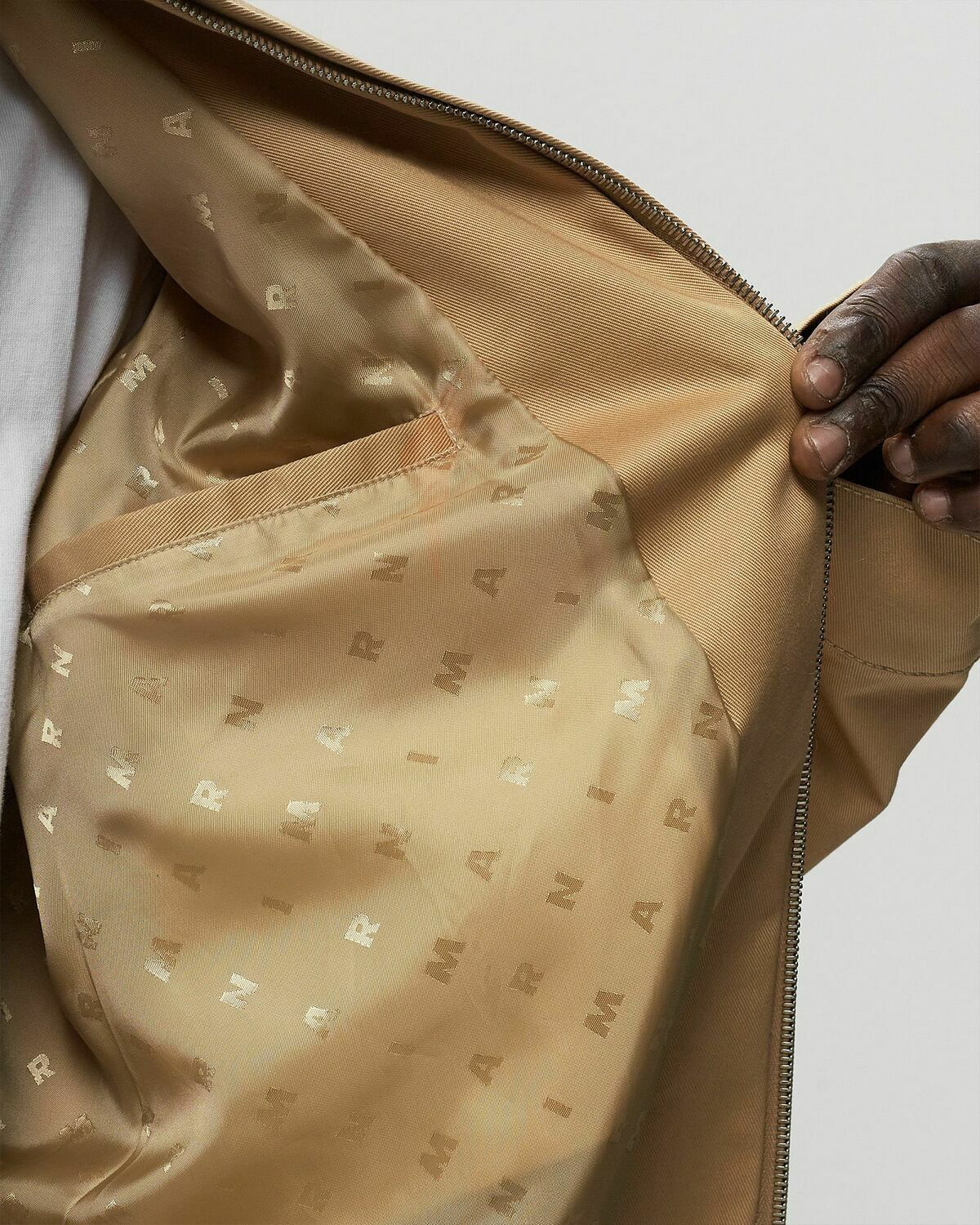Marni Jacket Beige Bomber Jackets Marni