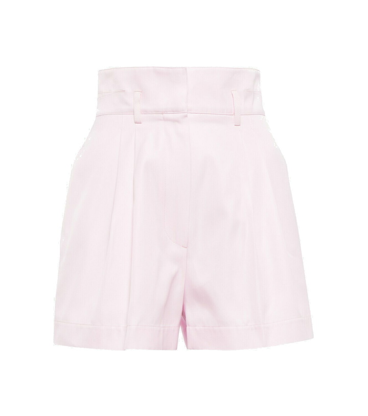 Photo: Alaïa Cotton and silk high-rise shorts