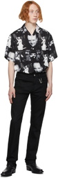 WACKO MARIA Black Silence Of The Lambs 'Guilty Parties' Short Sleeve Shirt