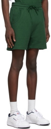 Drôle De Monsieur Green Logo Shorts