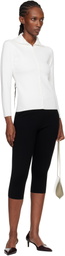 TOTEME Black Capri Knit Leggings