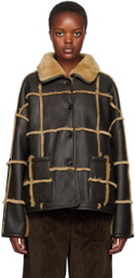 Cawley Brown Avis Shearling Jacket
