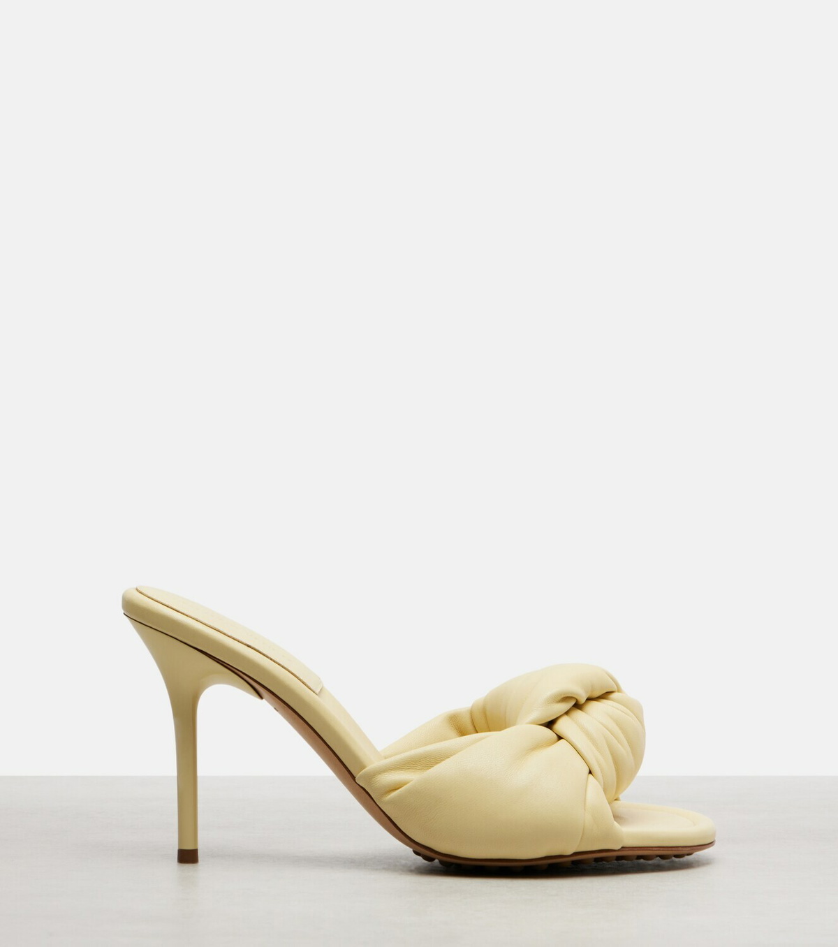 Bottega Veneta Cherry leather mules