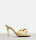 Bottega Veneta Cherry leather mules