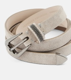 Brunello Cucinelli Monili suede belt