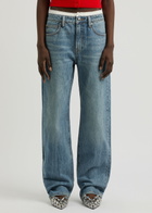 Alexanderwang.t Underwear-effect Straight-leg Jeans Blue
