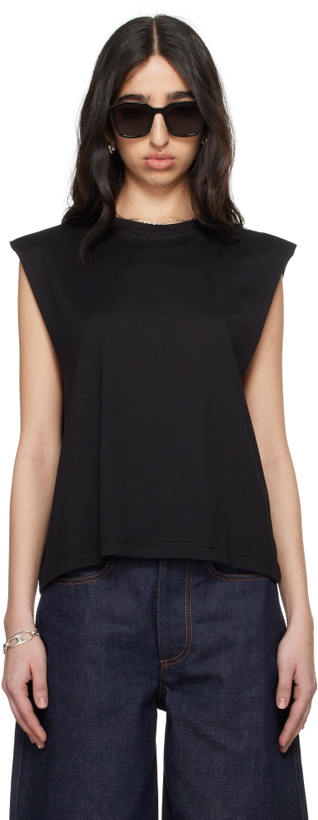 Photo: Meta Campania Collective Black Nat Tank Jersey Cotton Surfer T-shirt