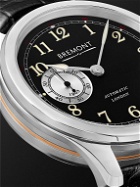 Bremont - Wright Flyer Limited Edition Automatic 43mm Stainless Steel and Leather Watch, Ref. No. WF-SS