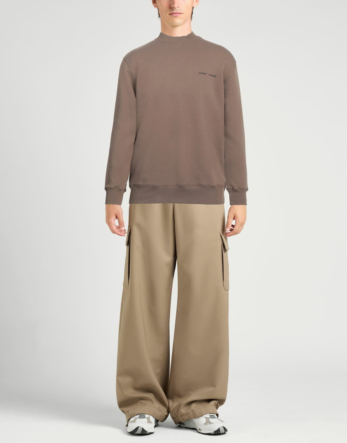 Samsøe Φ Samsøe Mens Sweatshirt Khaki