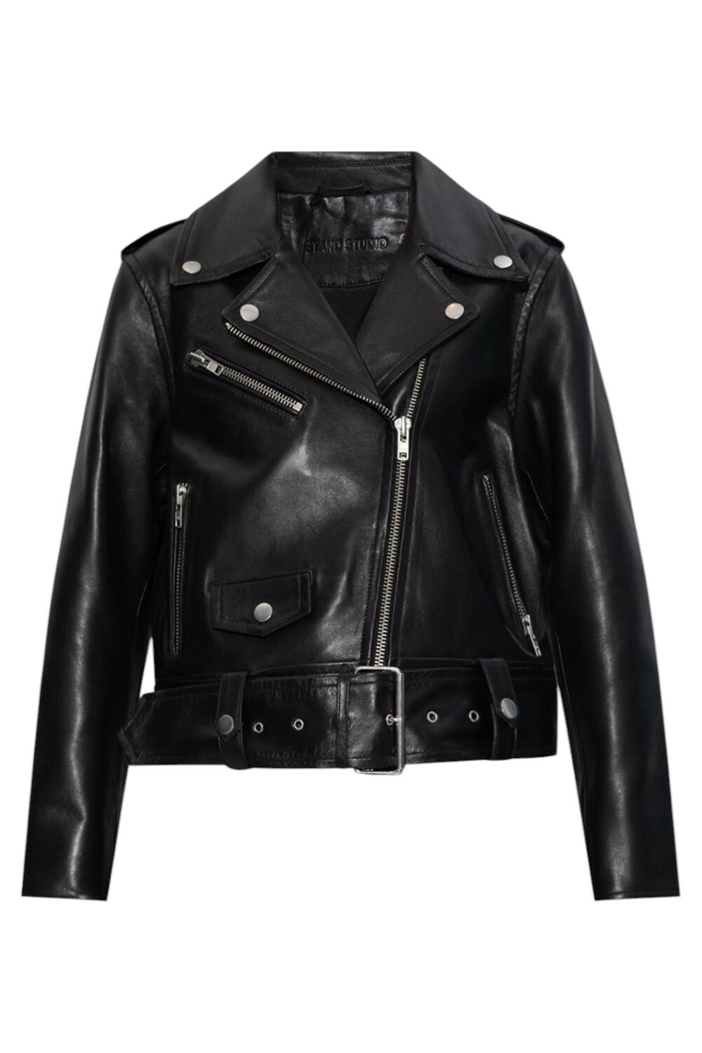 Stand Studio Black Rumi Leather Jacket Stand Studio