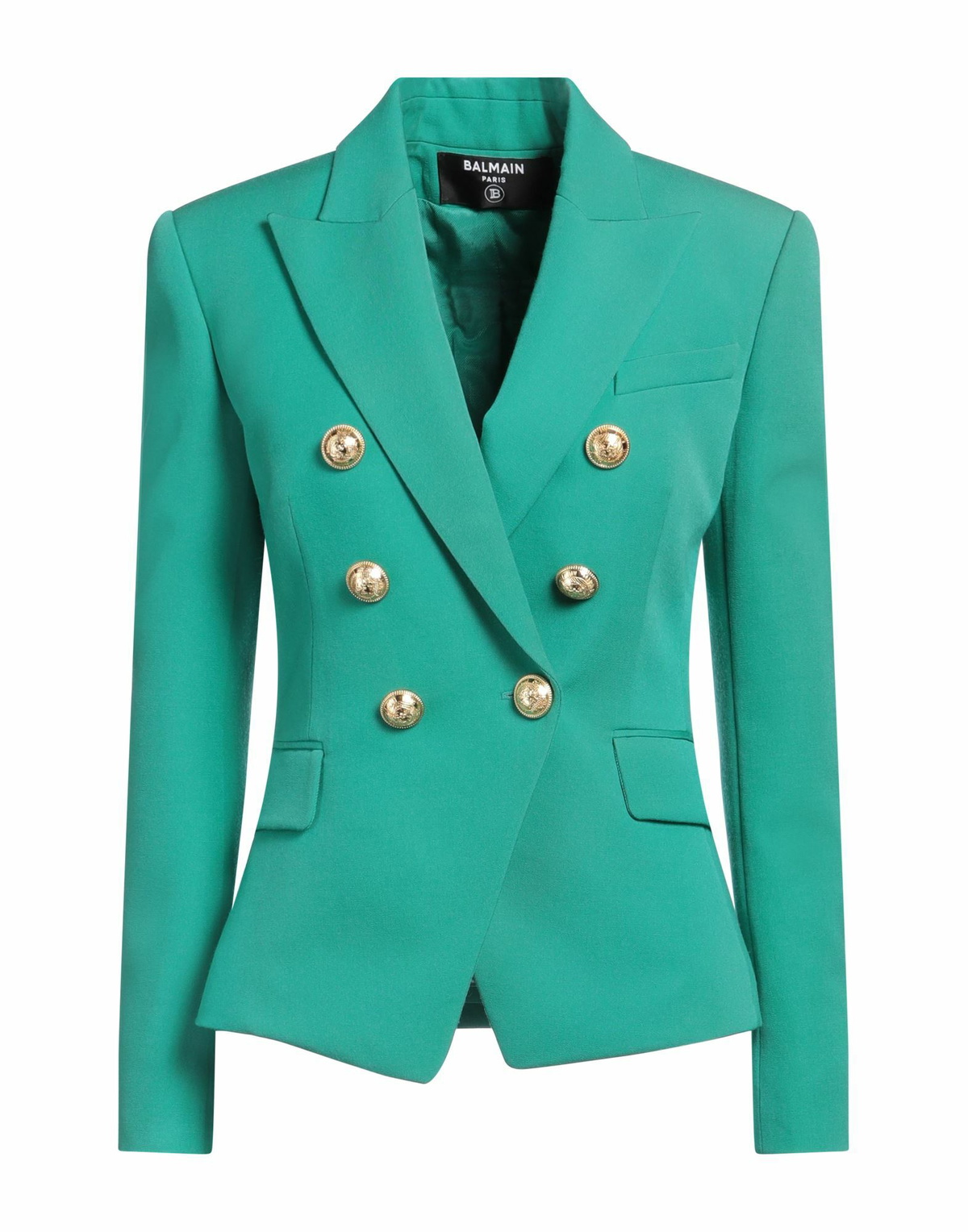 Balmain Womens Blazer in Green