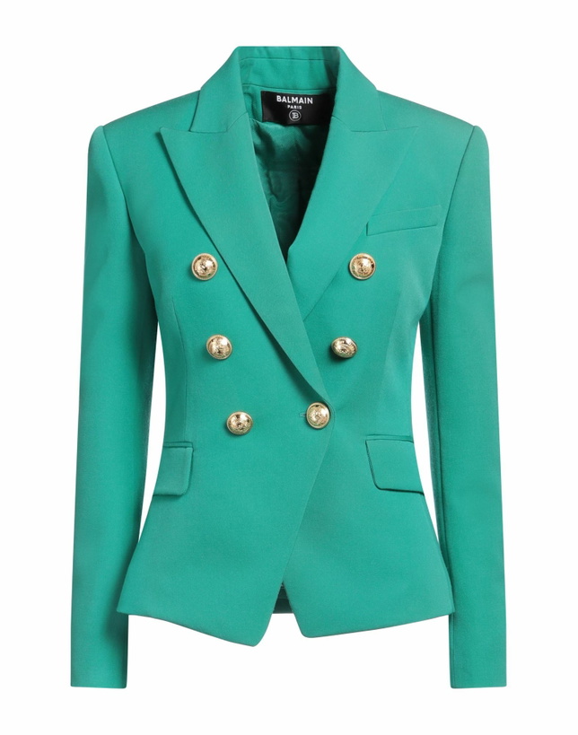 Photo: Balmain Womens Blazer in Green