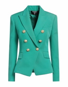 Balmain Womens Blazer in Green