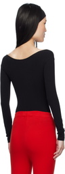 Gil Rodriguez Black 'El Tigre' Long Sleeve Bodysuit