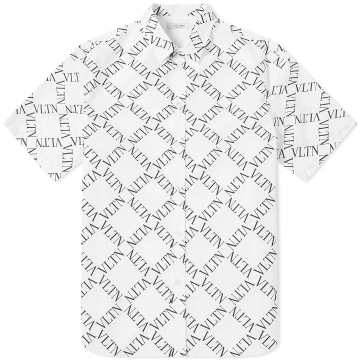 Photo: Valentino Short Sleeve Greed Allover Print Shirt